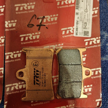 Müüa TRW MCB611SV piduriklotsid, hind 2 tk.