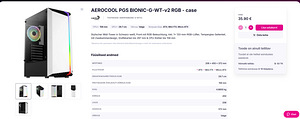 AeroCool mängukorpus + MSI 650W toiteplokk (garantii) (6 foto / 6)