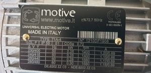 Motive Delphi elektrimootor 0,25 kW / 1400 rpm / 230-400 (6 foto / 6)