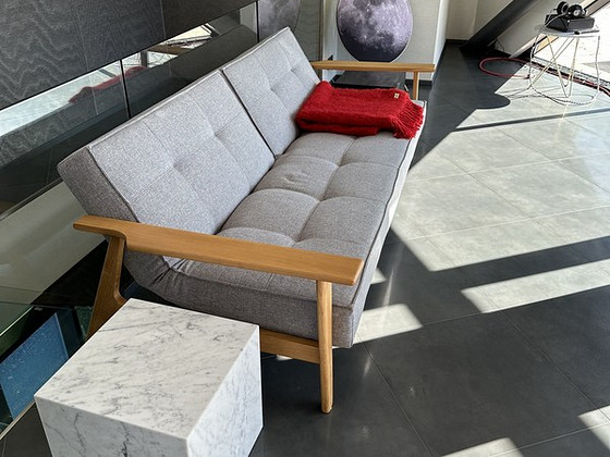 Audo Copenhagen Plinth мраморный кубический стол белый
