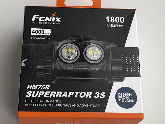 Fenix HM75R SUPERRAPTOR 3S Headlamp , 1800 lm