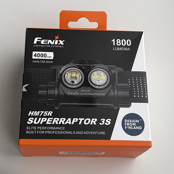 Fenix HM75R SUPERRAPTOR 3S Headlamp , 1800 lm