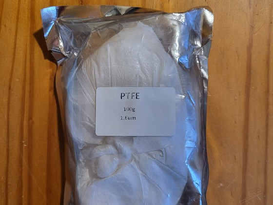PTFE (teflon) pulber 100g 1.6 micron virgin