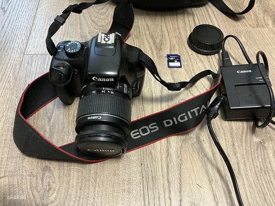 Fotokaamera Canon EOS 1100D + 18-55mm Kit