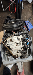 Evinrude/Johnson 9.9hp ja 20hp varuosade ka/korda tegemiseks (4 foto / 10)