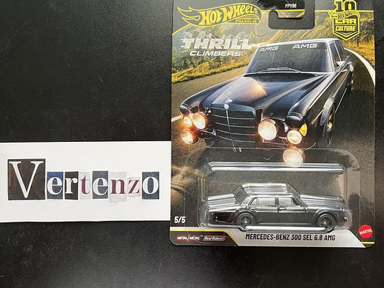 Mercedes-Benz 300 SEL 6.8 AMG 2026 Car Culture Hot Wheels