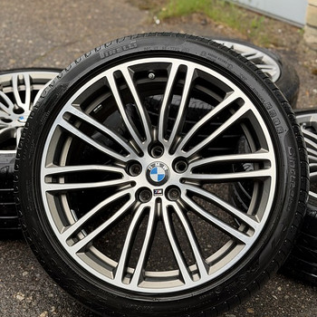 19" оригинальные разноширокие диски BMW стиль 664M 5x112 + летние шины