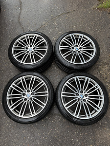 19" BMW style 664M erilaiad originaveljed 5x112 + suverehvid (2 foto / 9)