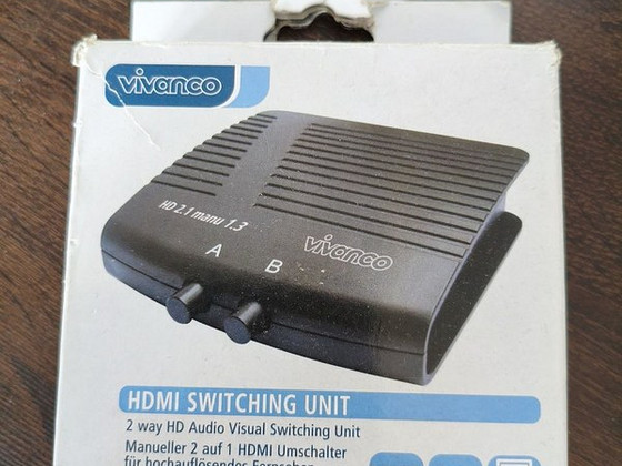 Vivanco HDMI lüliti 2-port (25349) / HDMI lüliti