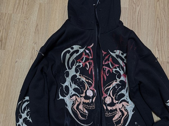 Kapuutsiga dressipluus S y2k