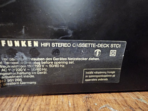 Telefunken STC 1 Stereo Cassette Deck (5 foto / 5)
