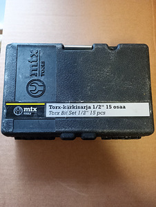 Набор торцевых головок Torx MTX Tools T20-55 1/2" 15 штук (1 фото из 3)