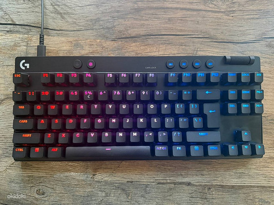 Logitech Pro X TKL Rapid Keyboard, US, Black, Wired