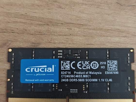 Sülearvuti mälud DDR5