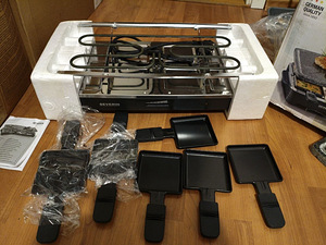 Новый Severin Raclette Party Grill (натуральная каменная пли (1 фото из 4)