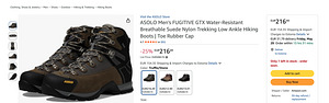 ASOLO Revert GV MM Men Waterproof Hiking Boots (5 foto / 5)