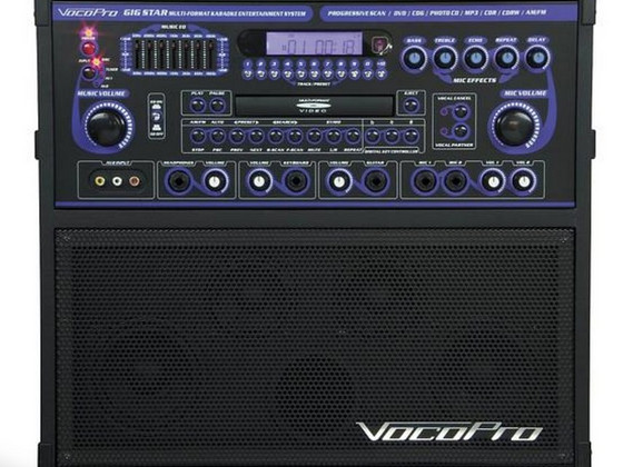 Karaoke-süsteem VocoPro Gig Star 100 W