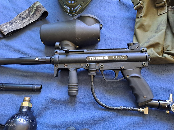 Paintballi varustuse komplekt Tippmann A-5 (Valmis mänguks