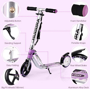 Самокат HUDORA BigWheel 180 (4 фото из 6)