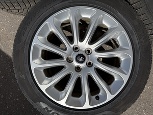 20" оригинальные диски Land Rover 5x120 + 255/55/20 m+s 5мм (6 фото из 10)