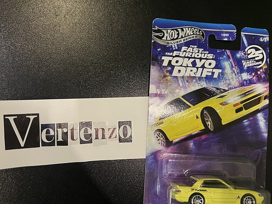 Hot Wheels silver Nissan Silvia s13