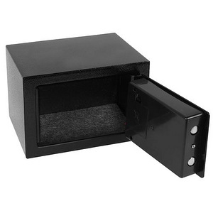 Elektroniskais seifs ar ciparu kodu un atslēgu P26101 (4 foto no 10)