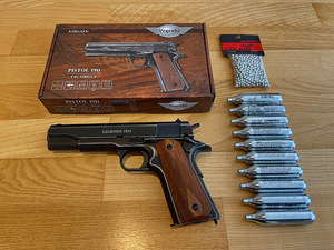 НОВЫЙ UMAREX LEGENDS M1911 пневматический пистолет 4,5 мм CO (1 фото из 10)