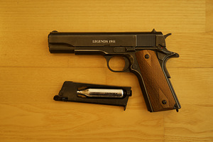 UUS UMAREX LEGENDS M1911 õhupüstol 4,5mm CO2 Blowback (5 foto / 10)