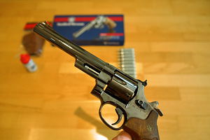 НОВЫЙ UMAREX SMITH & WESSON M29 6,5" 4,5mm CO2 воздушный рев (8 фото из 10)