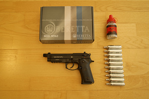 UUS UMAREX BERETTA M9A3 õhkrelv 4,5mm CO2 Blowback (1 foto / 9)