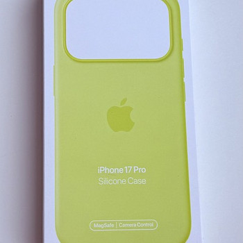 Apple iPhone 17 Pro Silicone Case with Magsafe , Neon Yellow