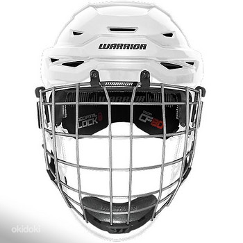 Warrior Covert CF 80 Combo Helmet Senior , White