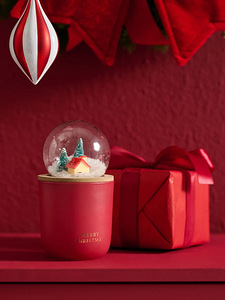 Ароматическая свеча Merry Christmas + стеклянный шар (3 фото из 3)