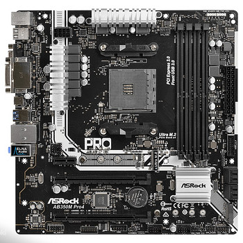 Материнская плата Asrock AB350M Pro4 AM4 DDR4 Ryzen