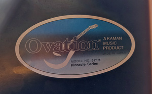 Ovation 3712 Pinnacle Series Deep bowl el.akust kitarr (3 foto / 10)