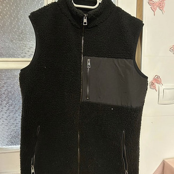 H&m men black vest M size