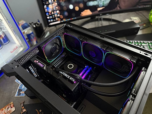 14-ядерный игровой компьютер с водяным охлаждением, RTX 5060, DDR5 (3 фото из 5)