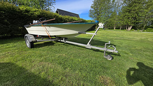 Soome mootorpaat 3.85m + Evinrude 20/25hp + haagis (3 foto / 9)