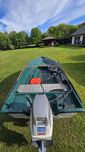 Soome mootorpaat 3.85m + Evinrude 20/25hp + haagis (4 foto / 9)
