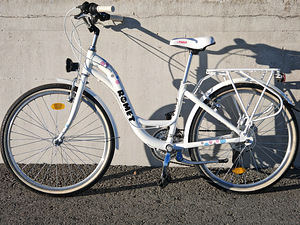 Tüdrukute jalgratas ROMET Panda 14", 24" valge (3 foto / 8)