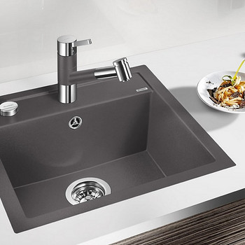 Новая кухонная мойка BLANCO DALAGO 5-F Silgranit, серый цвет