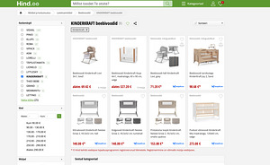 Kinderkraft NESTEE UP 2 боковая кроватка, 2-в-1 (4 фото из 4)