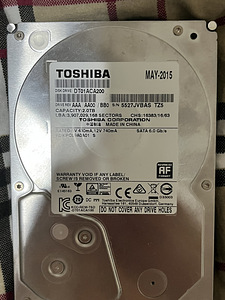 Toshiba DT01ACA200 2TB (3.5”) (1 foto / 1)