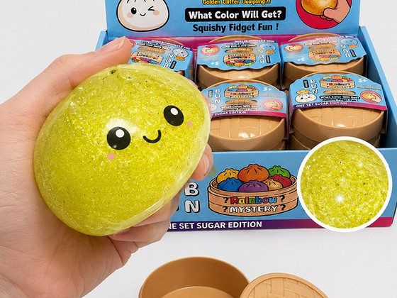 Пельмени squishy с блестками