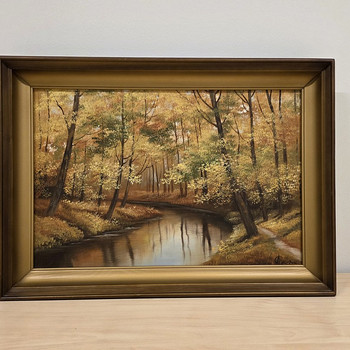 Arkadi Põbakov - Осенняя река. 40x60