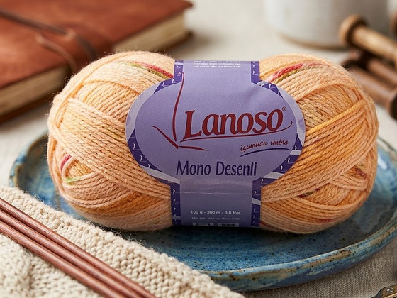 Пряжа Lanoso Mono Desenli