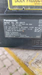 Магнитола PANASONIC RH-ED77 (6 фото из 6)