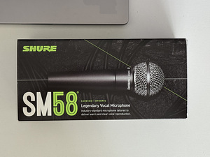 Müüa dünaamiline mikrofon Shure SM58 (2 foto / 3)