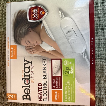 Новая электропростынь Beldray Heated Electric Blanket 135×65