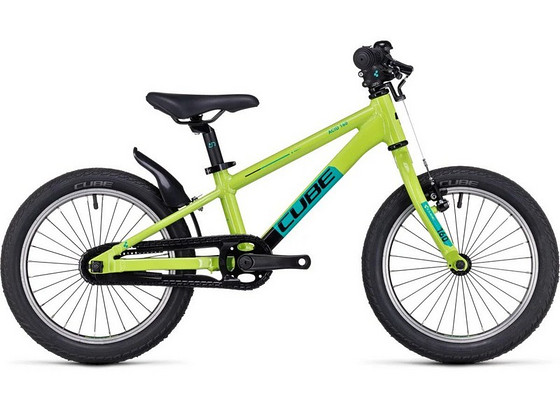 Новый детский велосипед Cube Cubie 160 RT, 16”, черный и зел